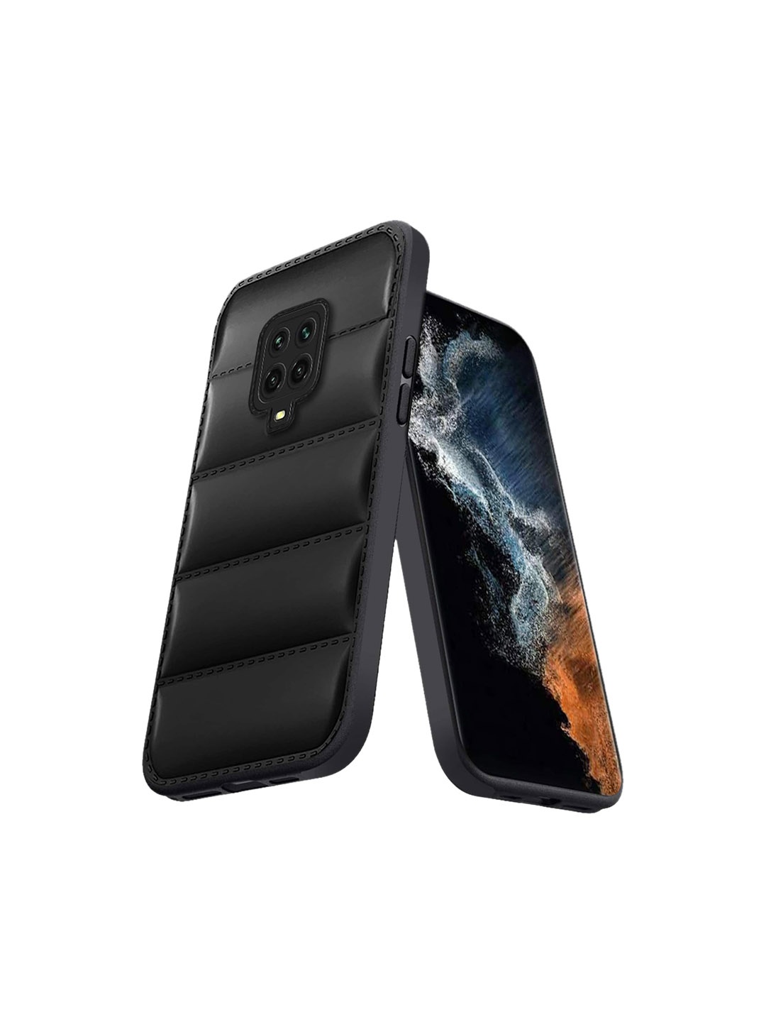 

Karwan Puffer Edition Redmi Note 9 Pro Mobile Back Case, Black