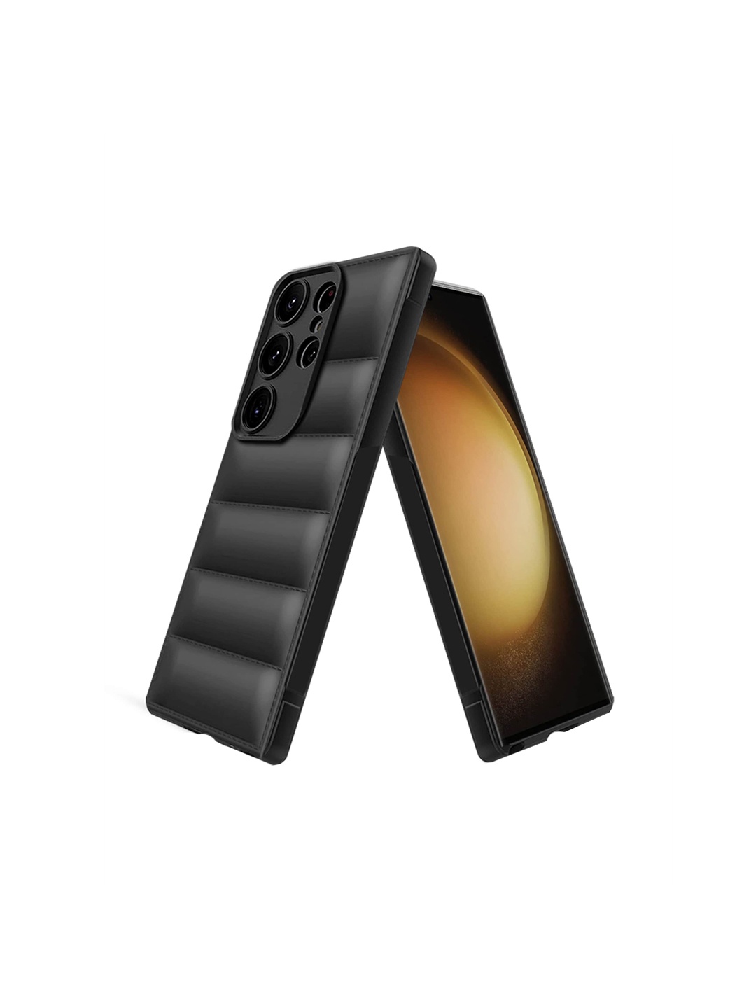 

Karwan Samsung Galaxy S22 Ultra Back Case Mobile Accessories, Black