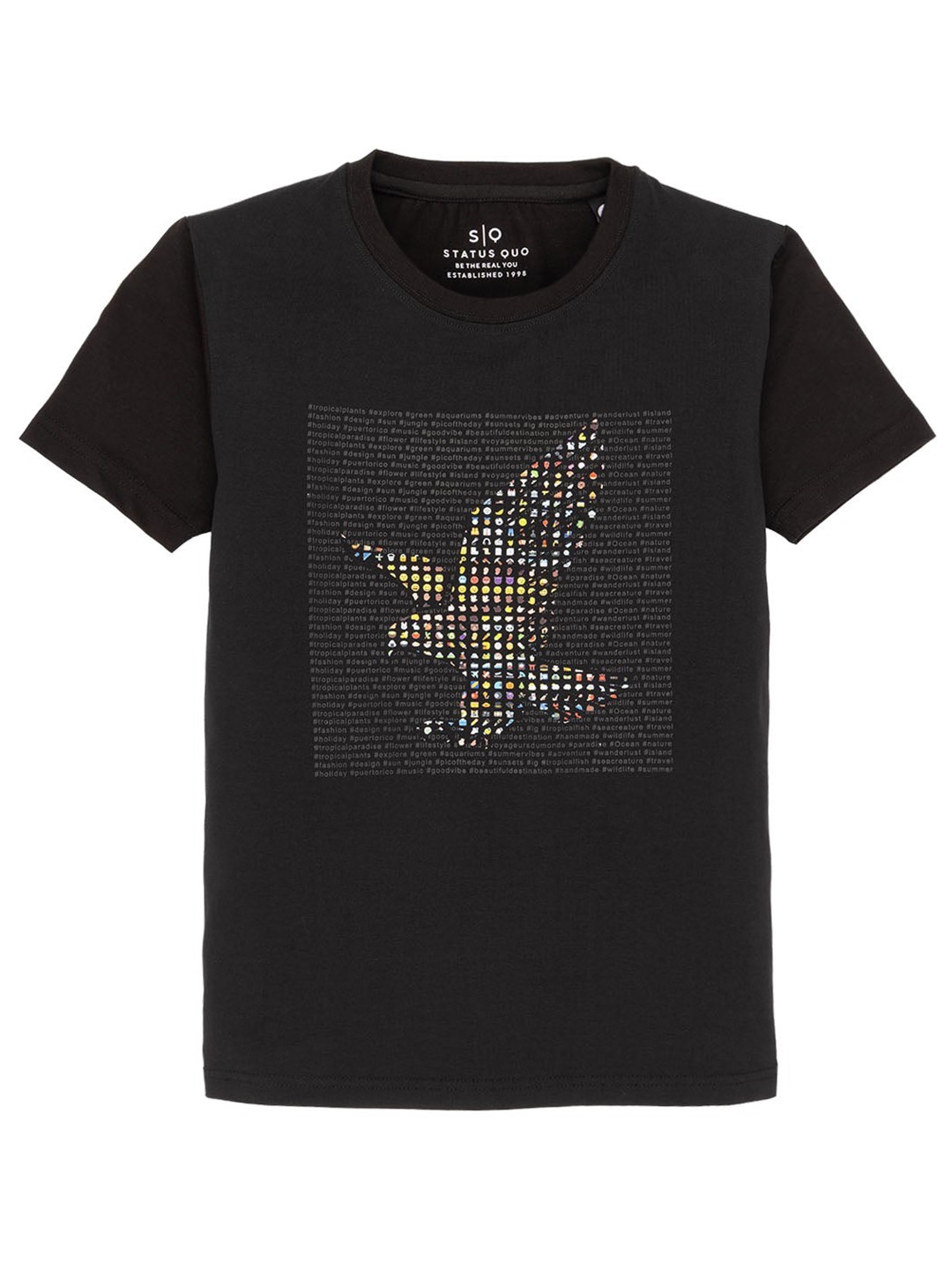 

Status Quo Boys Printed T-shirt, Black