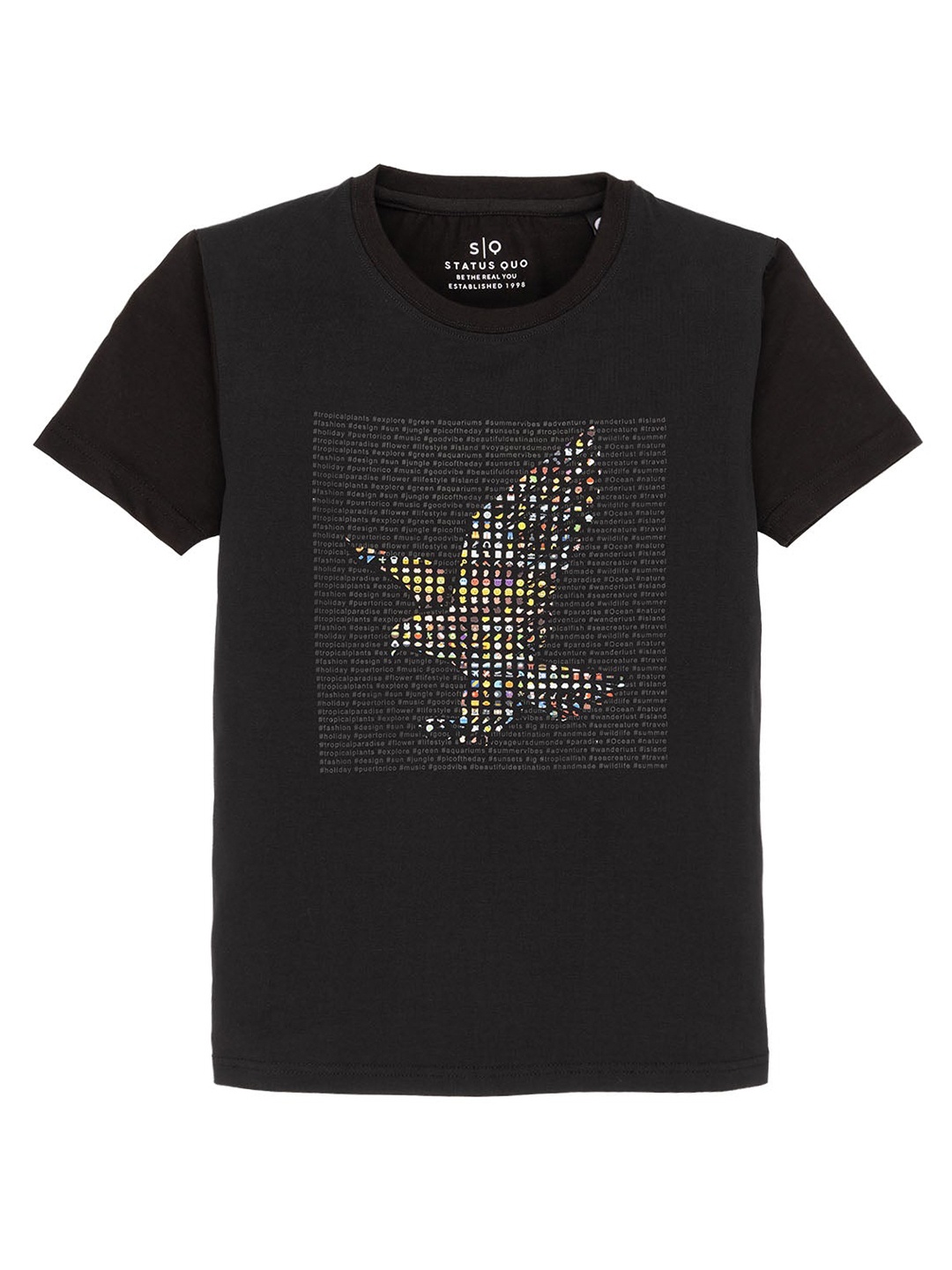 

Status Quo Boys Printed T-shirt, Black