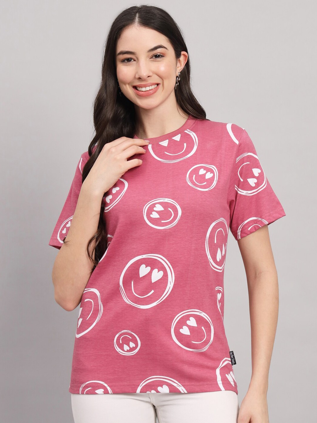 

The Dry State Conversational Printed T-shirt, Rose