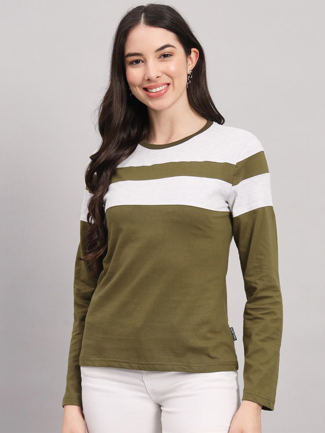 

The Dry State Women Cut Outs T-shirt, Green