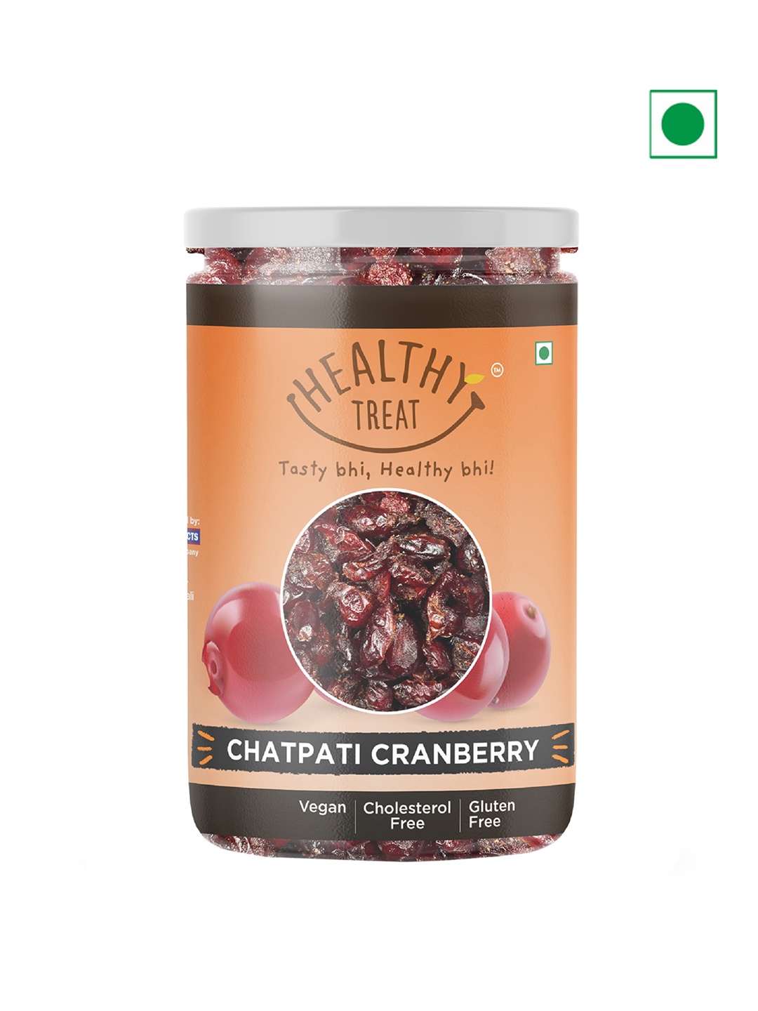

Healthy Treat Chatpati Cranberries 250 Gms, Red