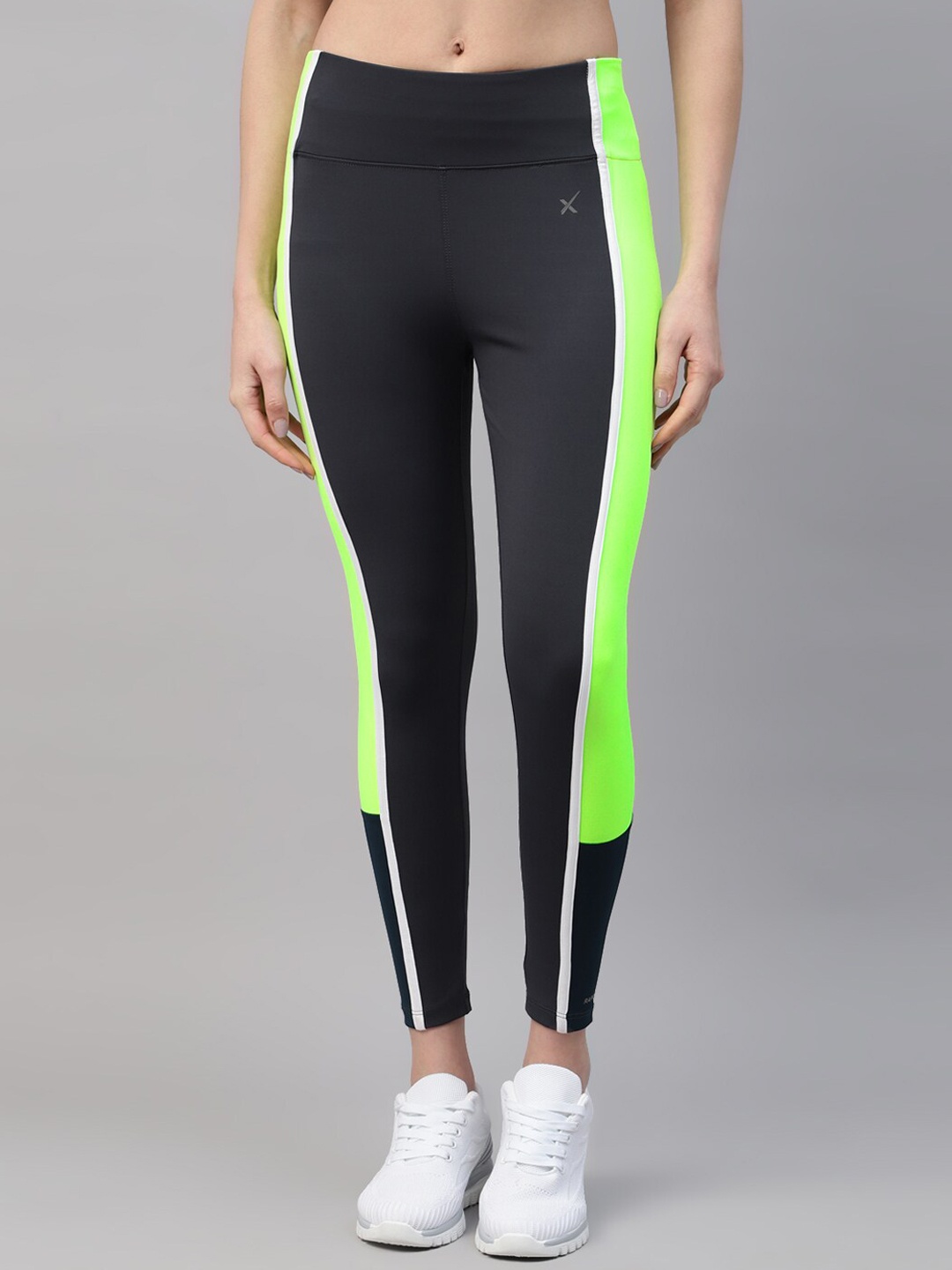 

HRX by Hrithik Roshan Women Grey Ankle Length Training Tights