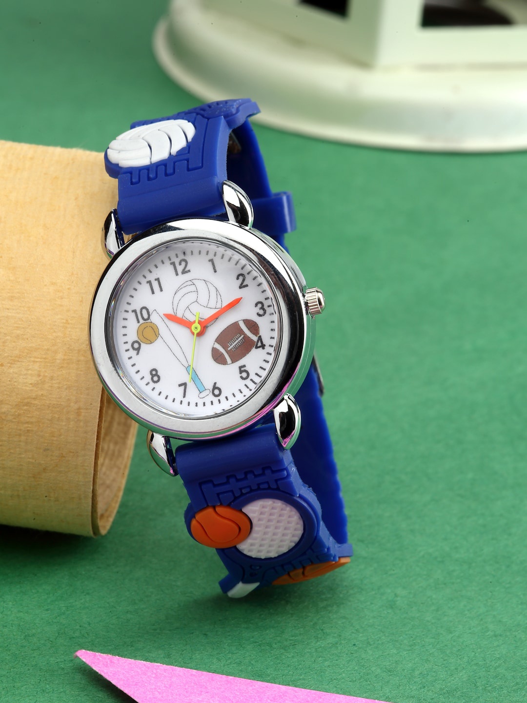 

Stoln Unisex Kids Printed Dial & Straps Analogue Watch 18714-2-A-20007651, Blue