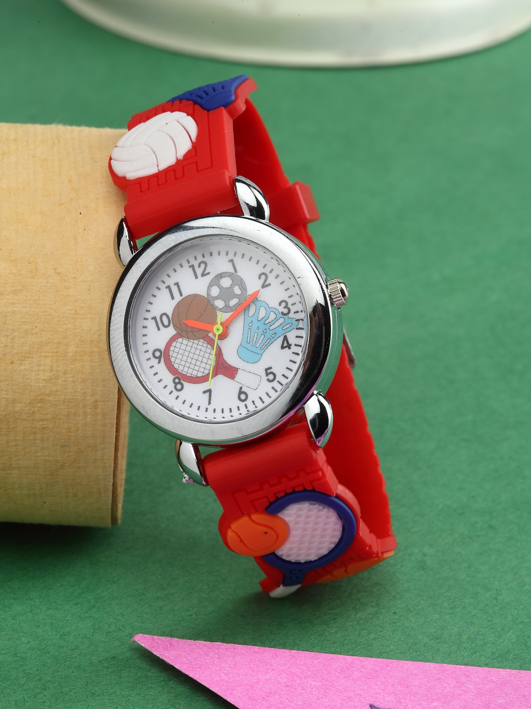 

Stoln Unisex Kids Dial & Straps Analogue Watch 18714-2-K-20007651, Red