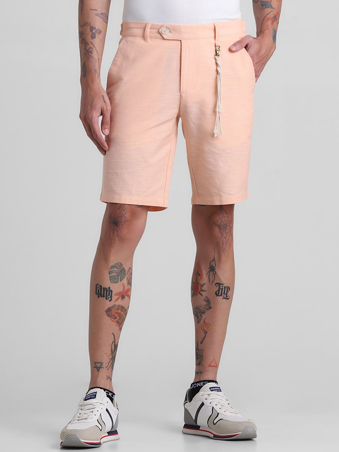 

Jack & Jones Men Low-Rise Shorts, Orange