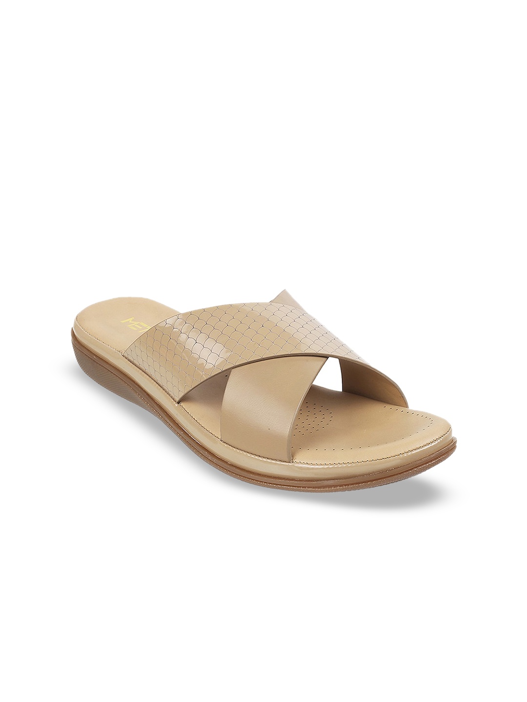 

Metro Women Open Toe Flats, Beige