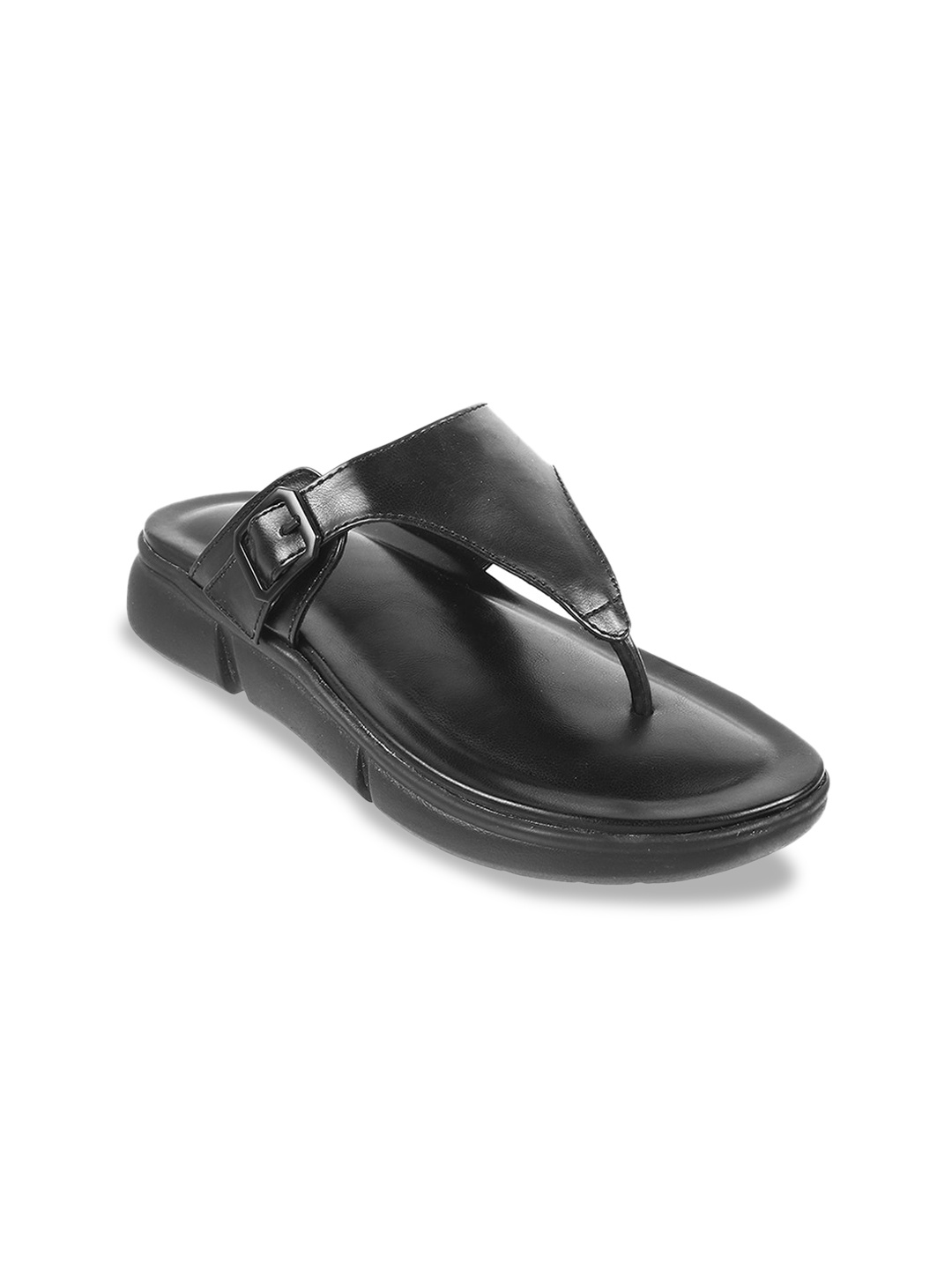 

WALKWAY by Metro Women Synthetic T-Strap Flats, Black