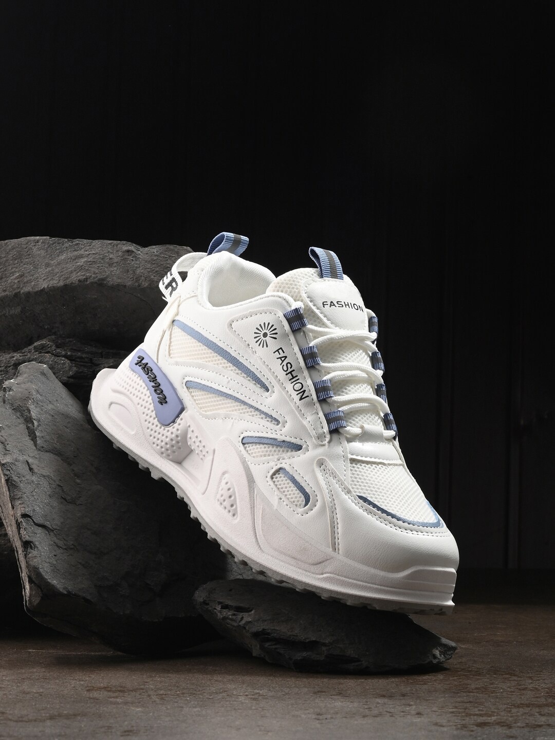 

The Roadster Lifestyle Co. Women White Lace-Up Running Sports Shoes