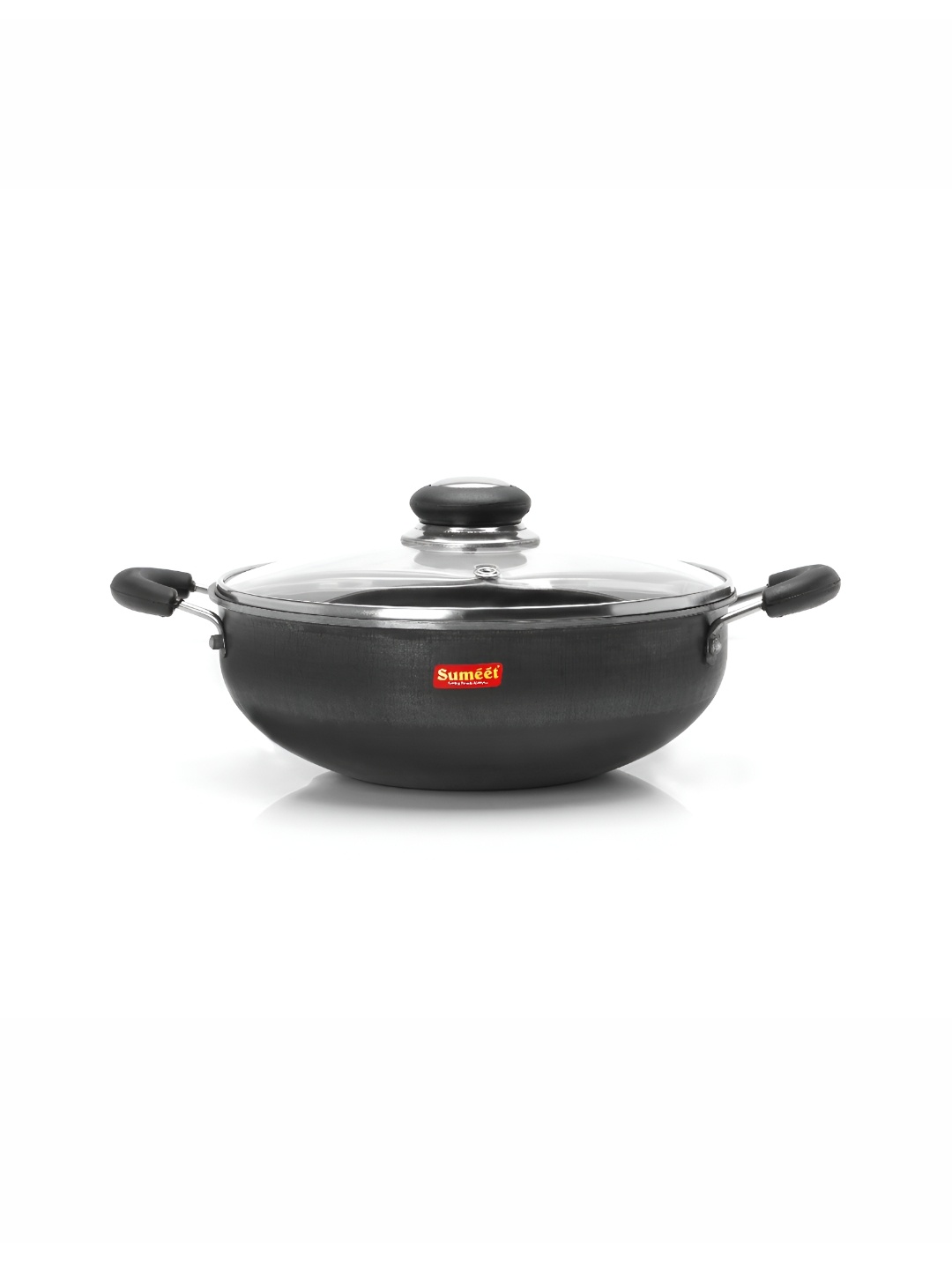 

Sumeet Black Iron Dishwasher Safe Kadhai or Wok