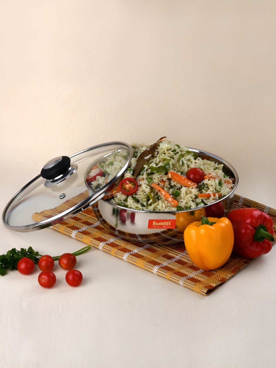 

Sumeet Steel Stainless Steel Induction Base Tasla