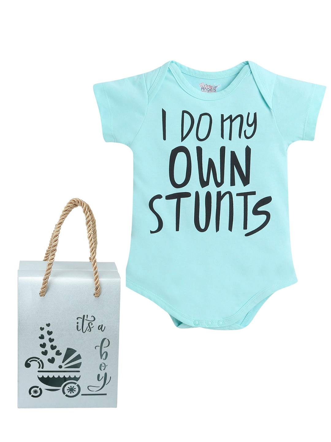 

Little Angels Infant Boys Printed Baby Apparel Gift Set, Turquoise blue