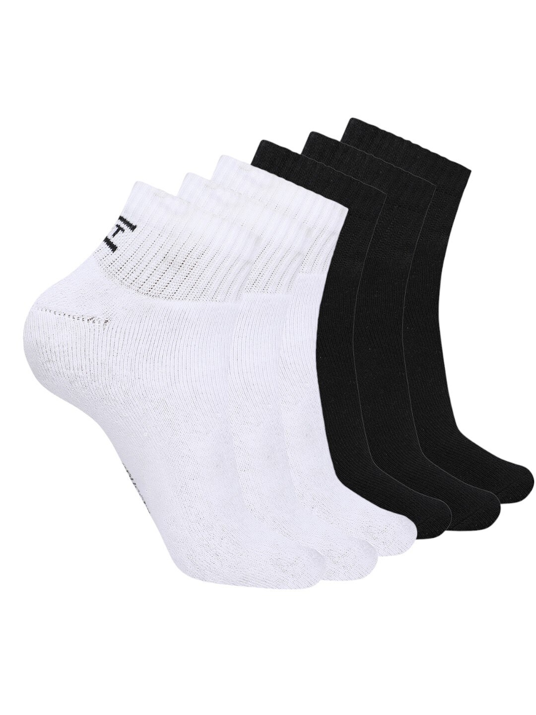

CRUSSET Men Pack Of 6 Ankle Length Socks, White
