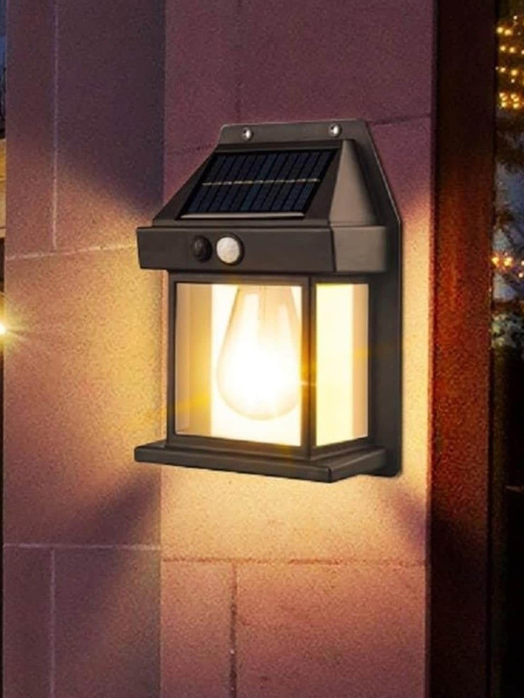 XERGY Black Waterproof Outdoor Wall LED Lamp With Motion Sensor