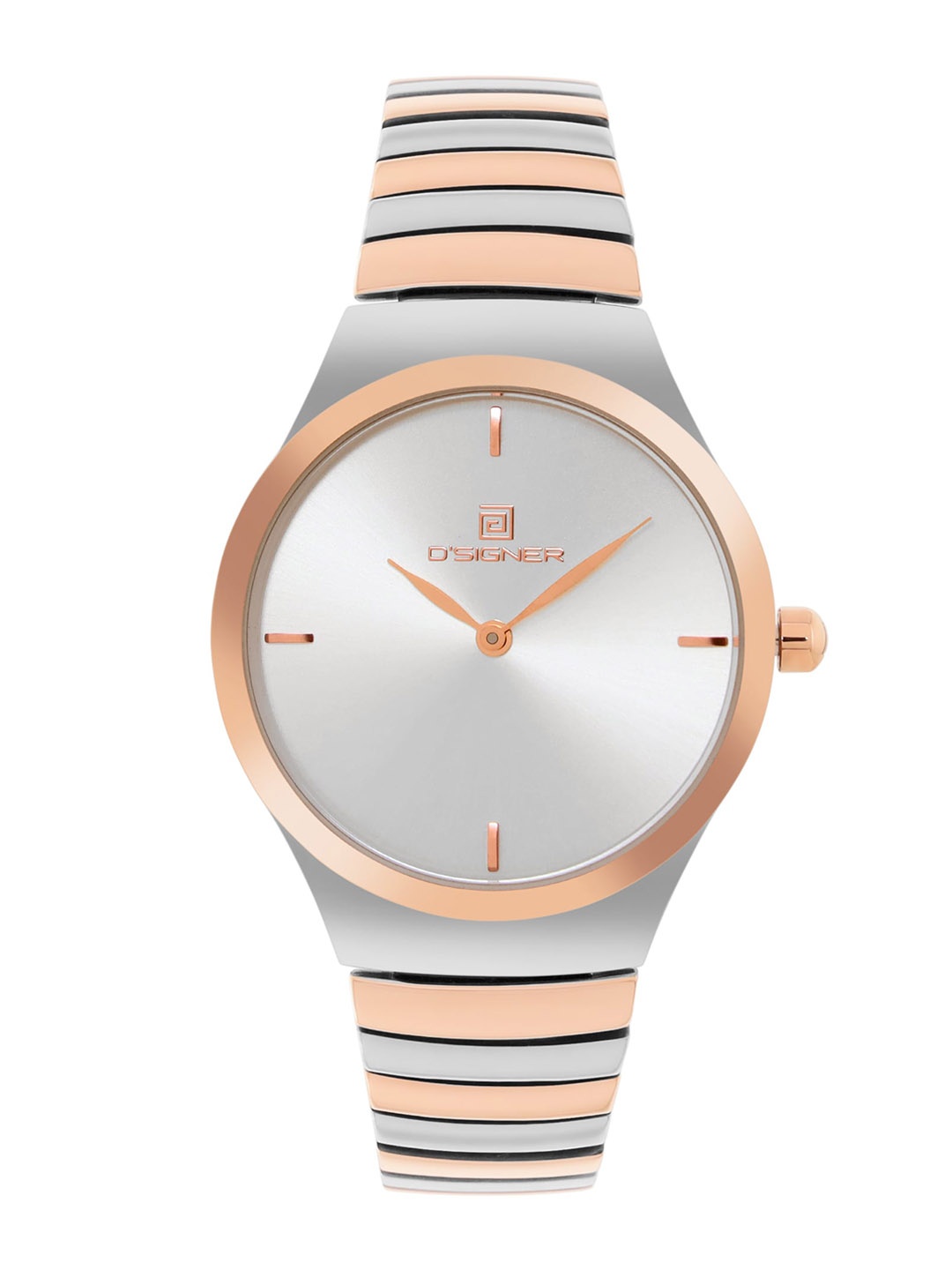 

Dsigner Women Brass Dial & Bracelet Style Straps Analogue Watch 812RTM.2L, Silver