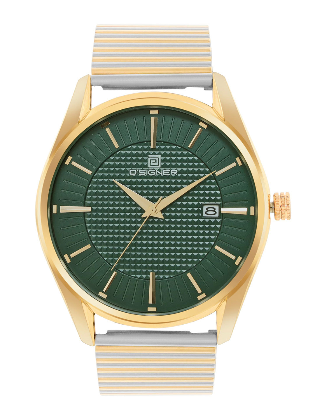 

Dsigner Men Brass Dial & Bracelet Style Straps Analogue Watch 821TM.16G, Green