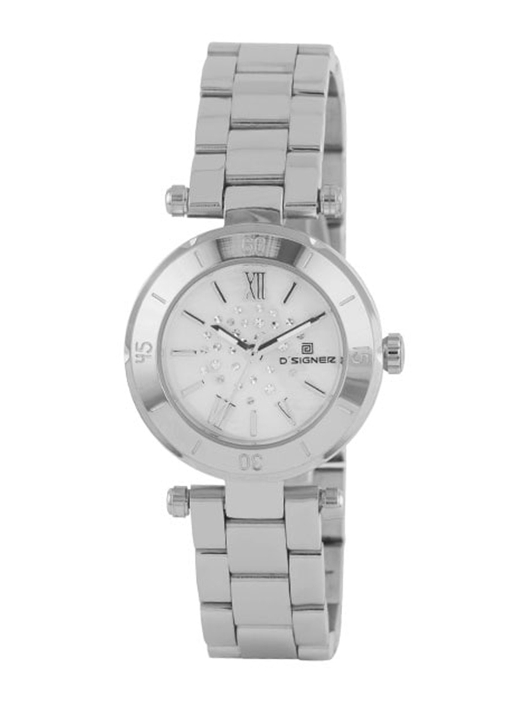 

Dsigner Women Brass Dial & Bracelet Style Straps Analogue Watch 667SM.6L, White