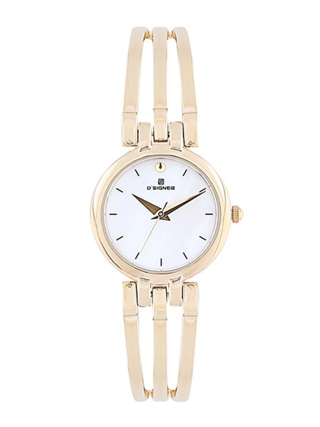 

Dsigner Women Brass Dial & Bracelet Style Straps Analogue Watch 724GM.6L, White