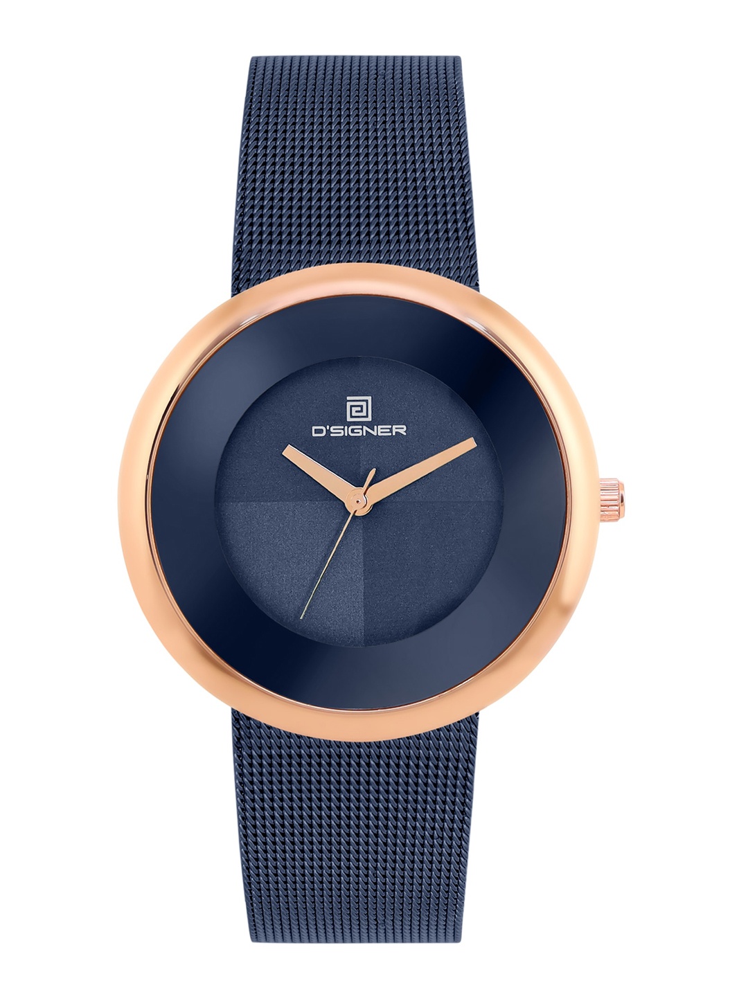 

Dsigner Women Brass Dial & Stainless Steel Bracelet Style Straps Analogue Watch 670RGBLM.5L, Blue