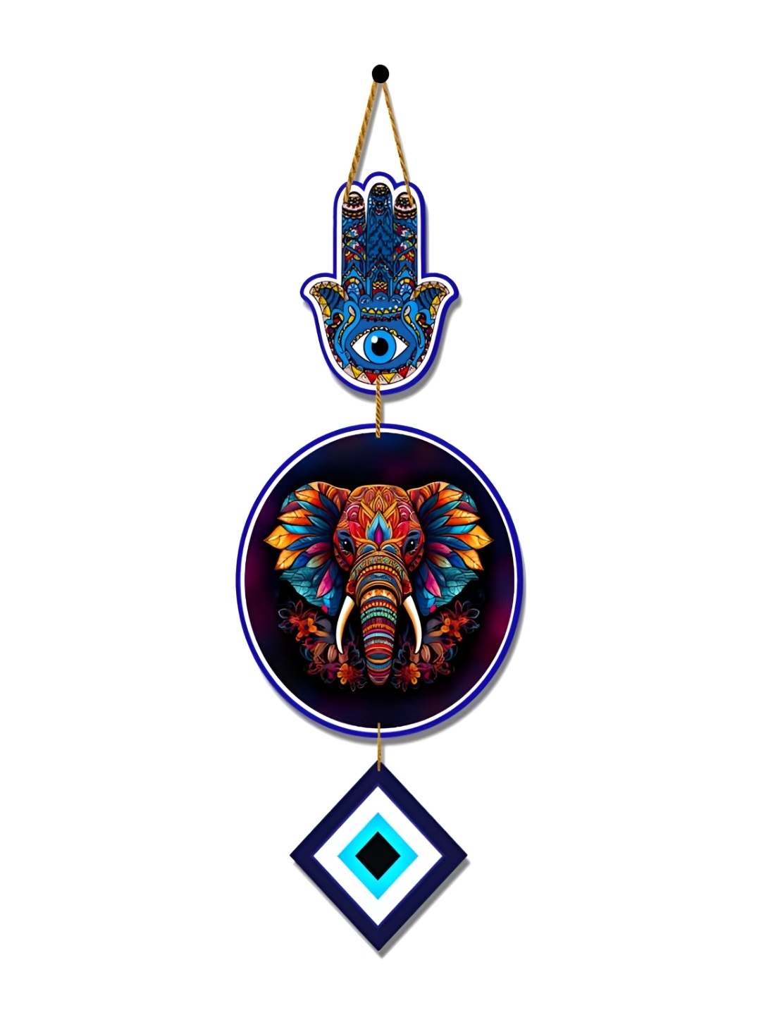 

Home Delight Blue Evil Eye Hanging Wall Decor