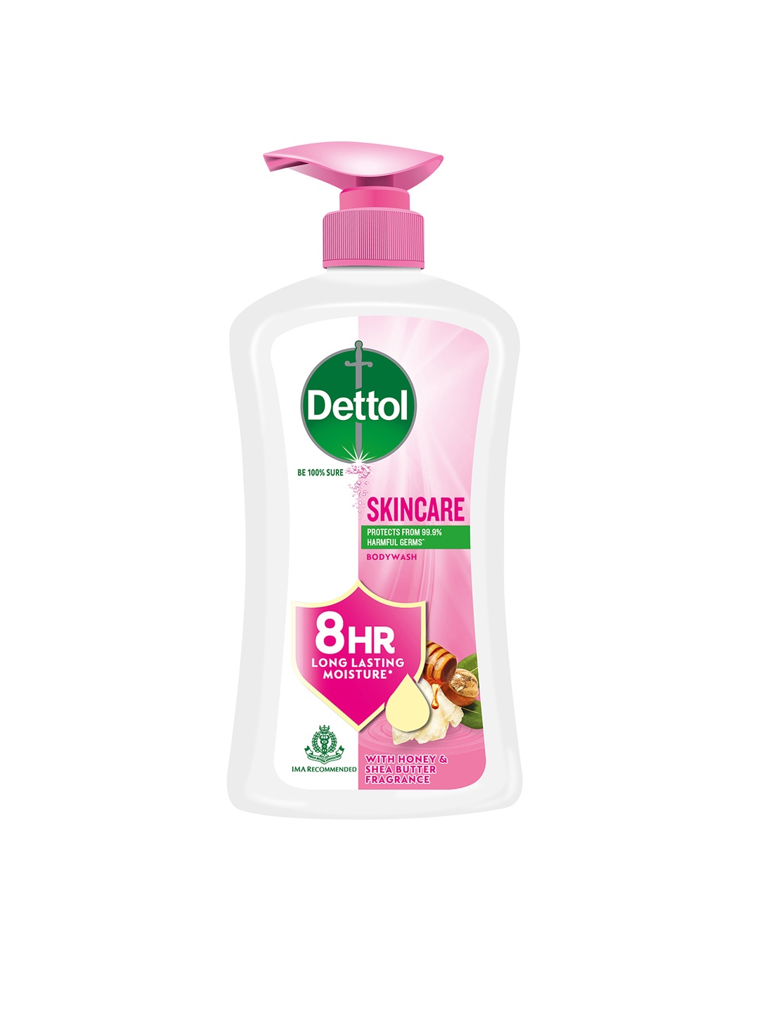 

Dettol SkinCare 8 hr Long Lasting Moisture Shower Gel with Honey & Shea Butter - 500ml, Pink