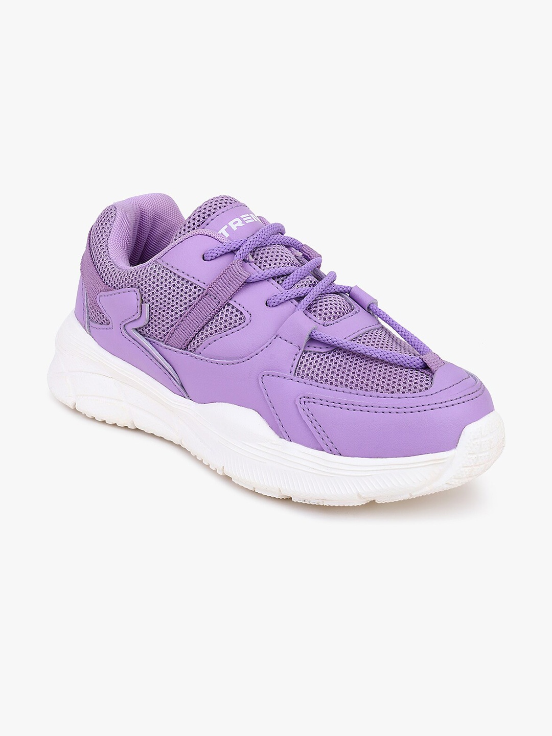 

Trenz Kids Textured Lace-Up Running Shoes, Lavender