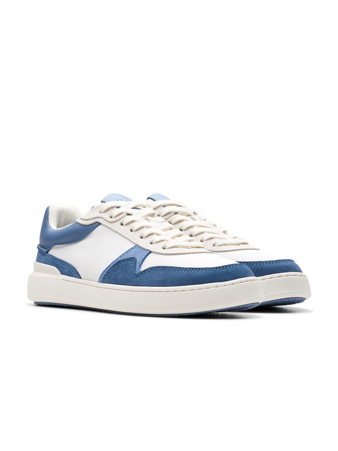

Clarks Men Colourblocked Lace Up Sneakers, Blue