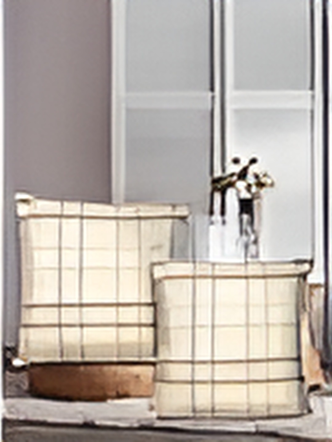 

CASA-NEST Beige Velvet Cushion Covers