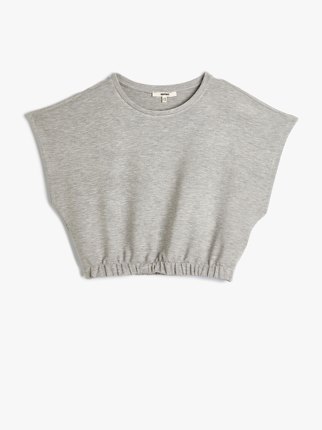 

Koton Extended Sleeves T-shirt, Grey melange