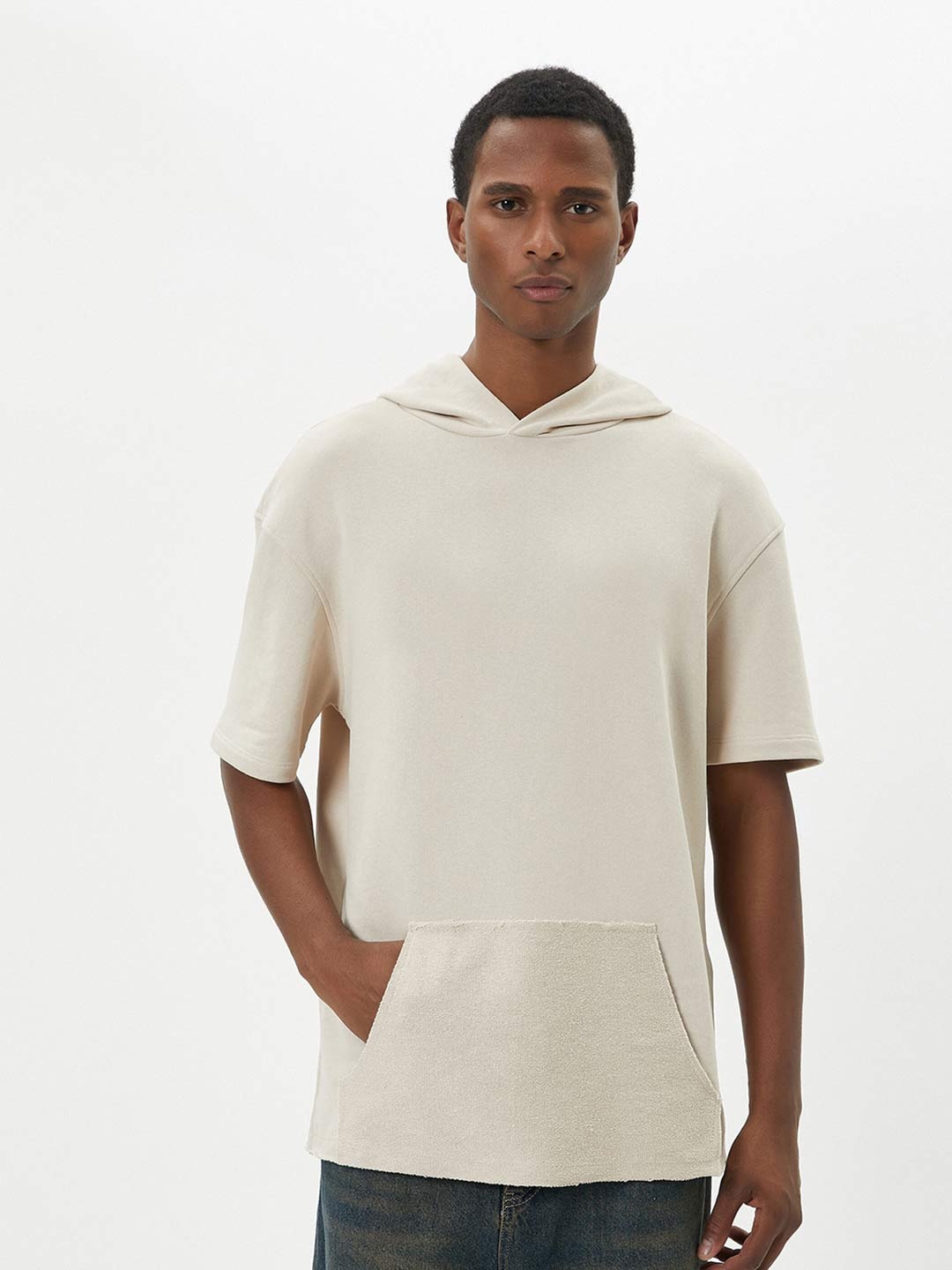 

Koton Hooded Casual T-shirt, Off white