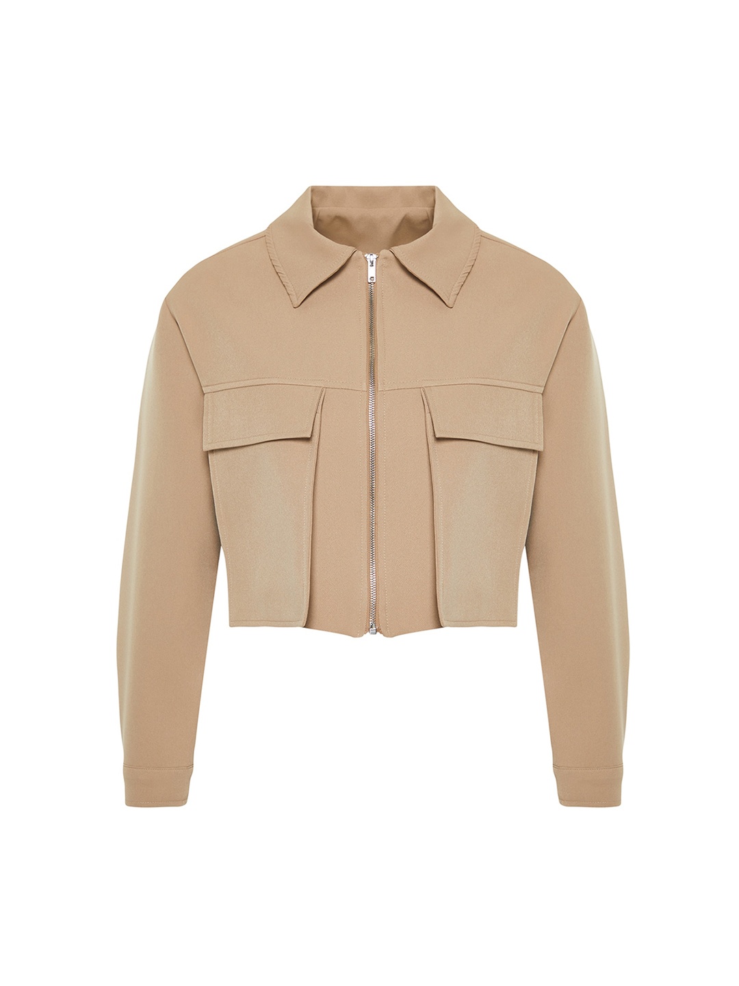 

Trendyol Spread Collar Tailored Jacket, Beige