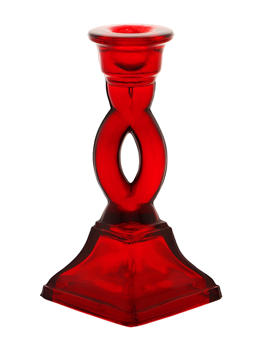 

Clovefry Red Crystal Candle Holder