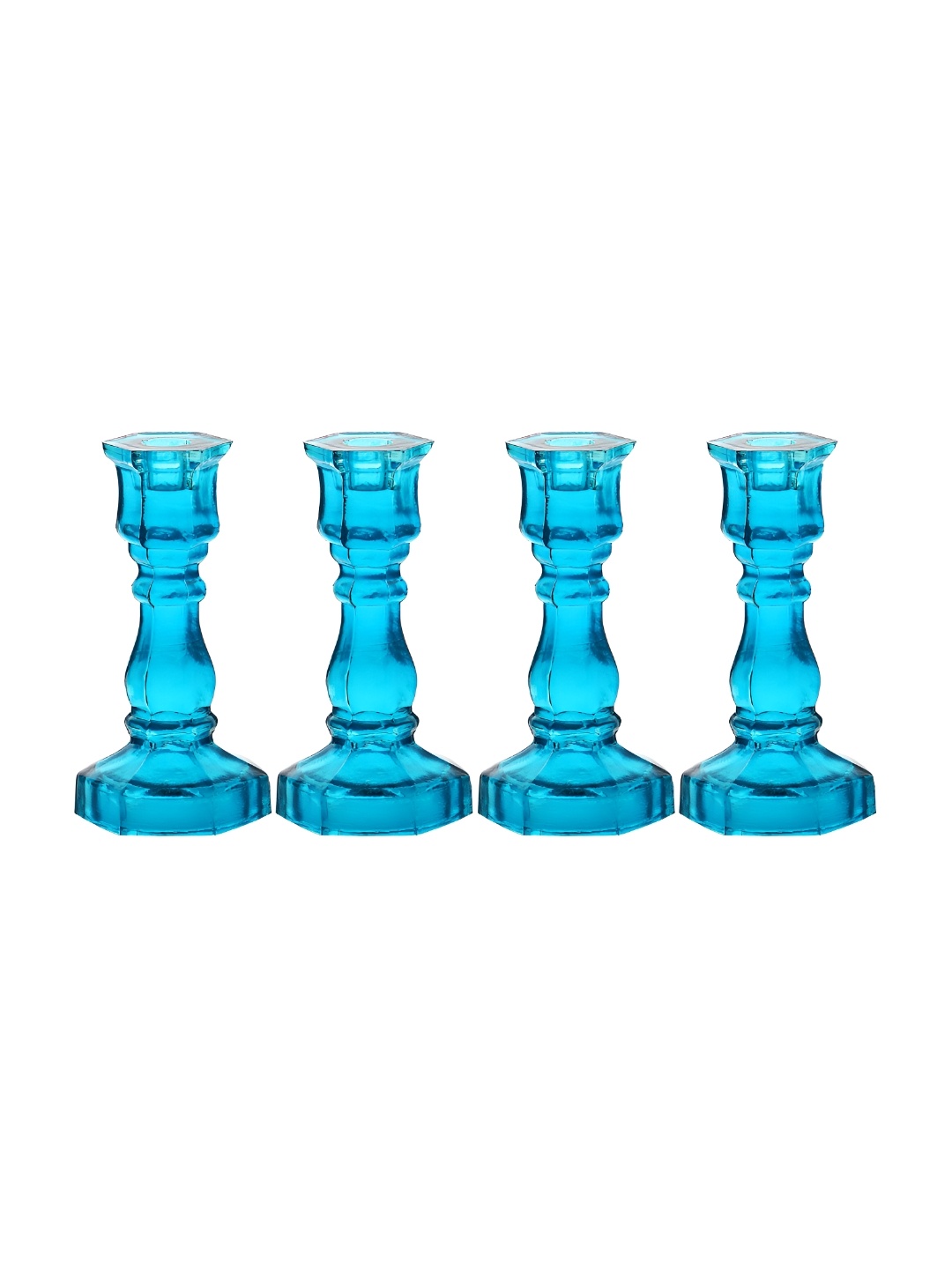 

Clovefry Blue 4 Pieces Candle Holders