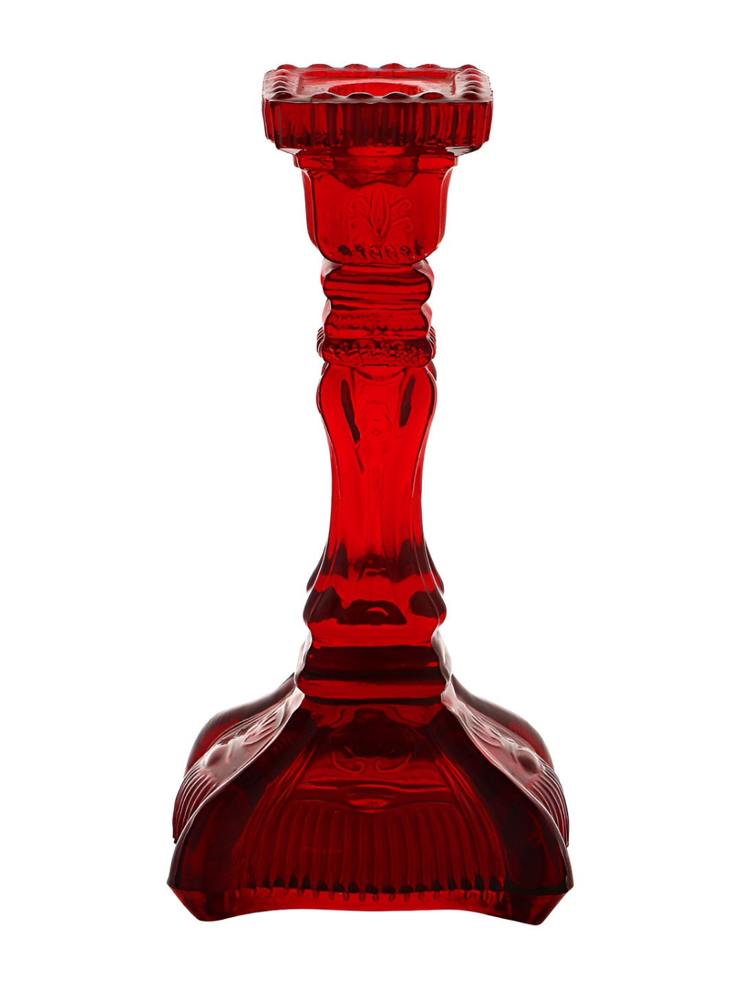 

Clovefry Red Textured Candle Holder
