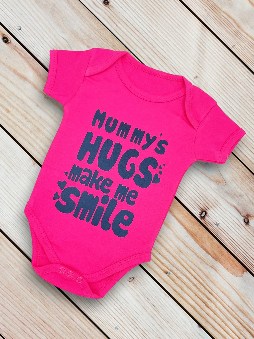 

BAESD Infants Printed Pure Cotton Bodysuit, Magenta
