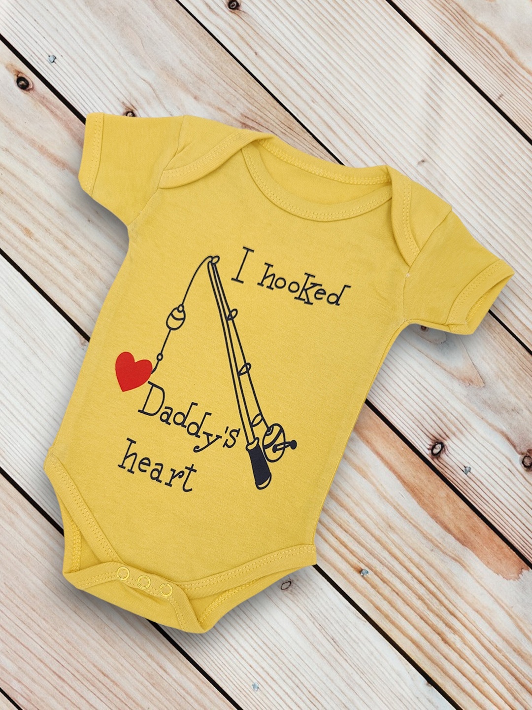 

BAESD Infants Graphic Printed Cotton Bodysuit, Mustard