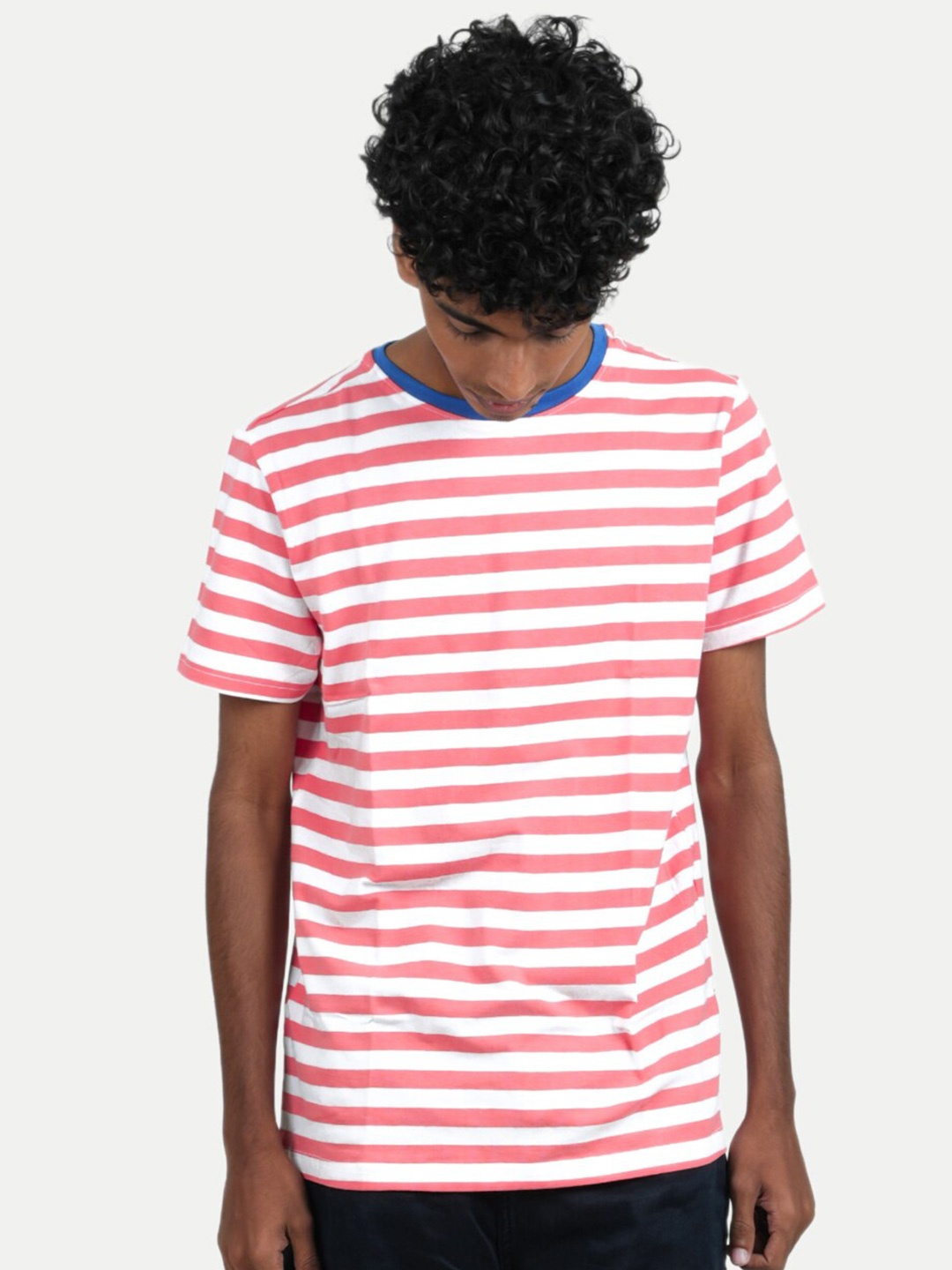 

BAESD Boys Striped Pure Cotton T-shirt, Red