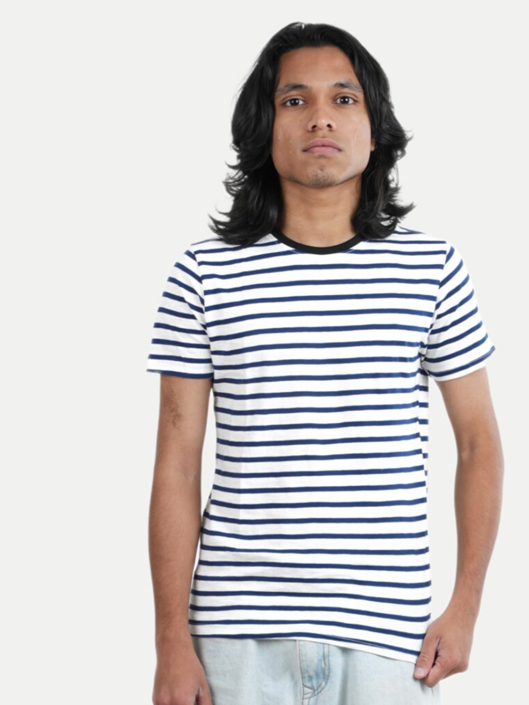

BAESD Boys Striped Pure Cotton T-shirt, Blue