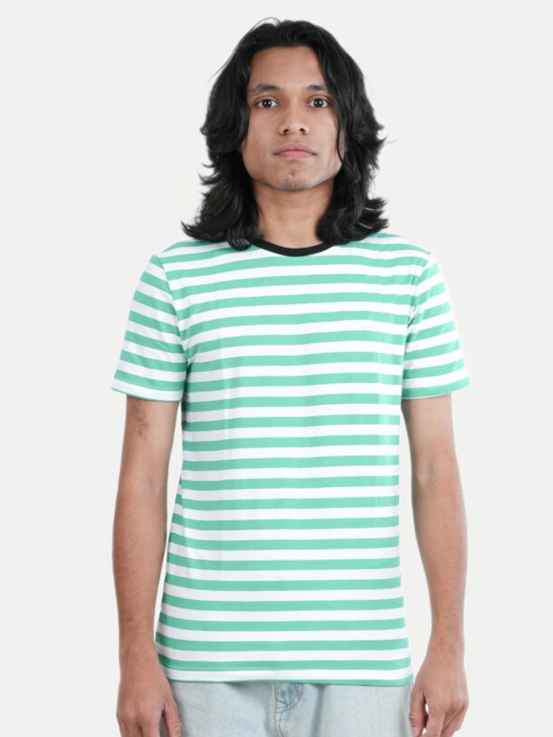 

BAESD Boys Striped Pure Cotton T-shirt, Green