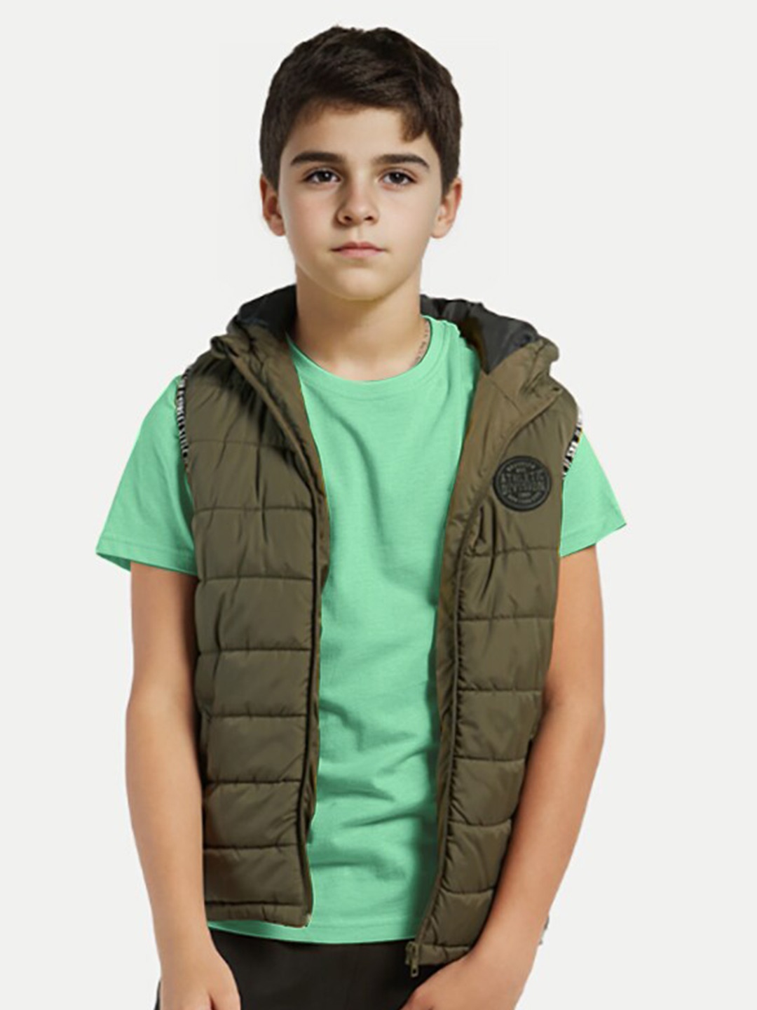 

BAESD Boys Round Neck Short Sleeves Cotton T-shirt, Green