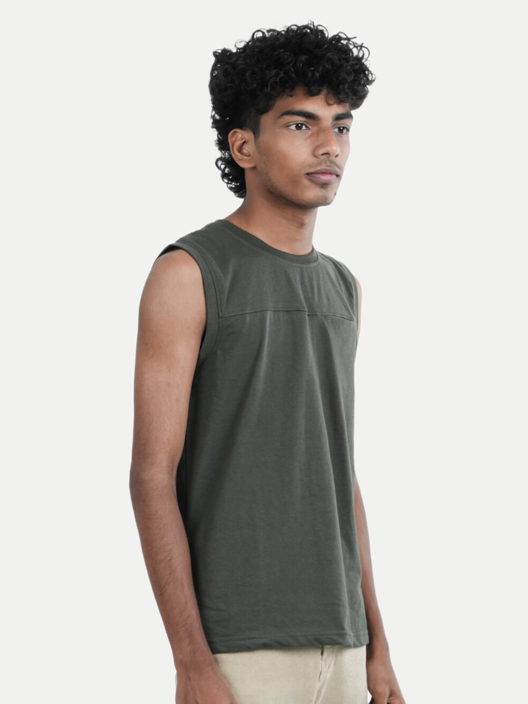 

BAESD Boys Round Neck Cotton T-shirt, Green