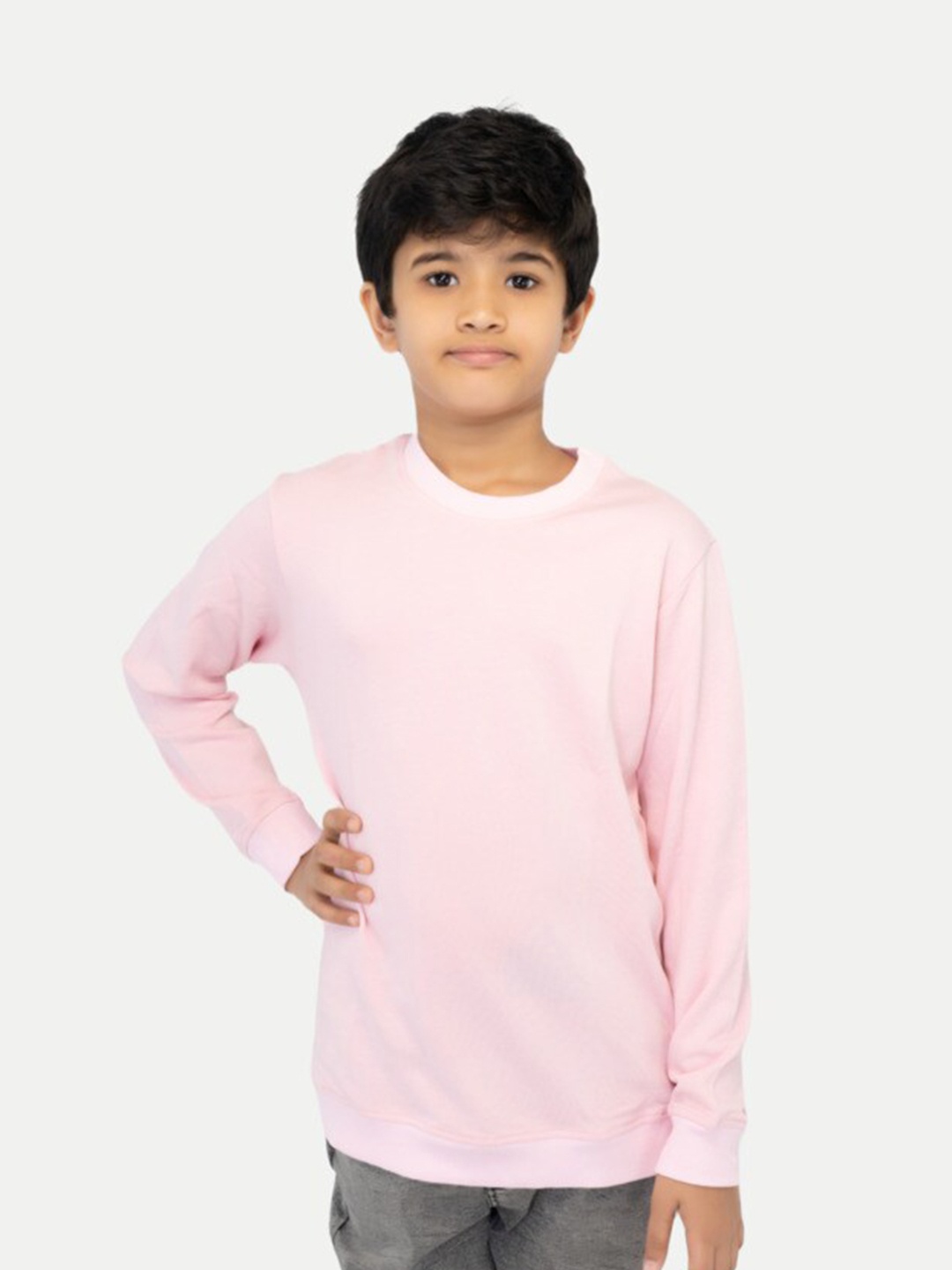 

BAESD Boys Pullover Cotton Sweatshirt, Pink