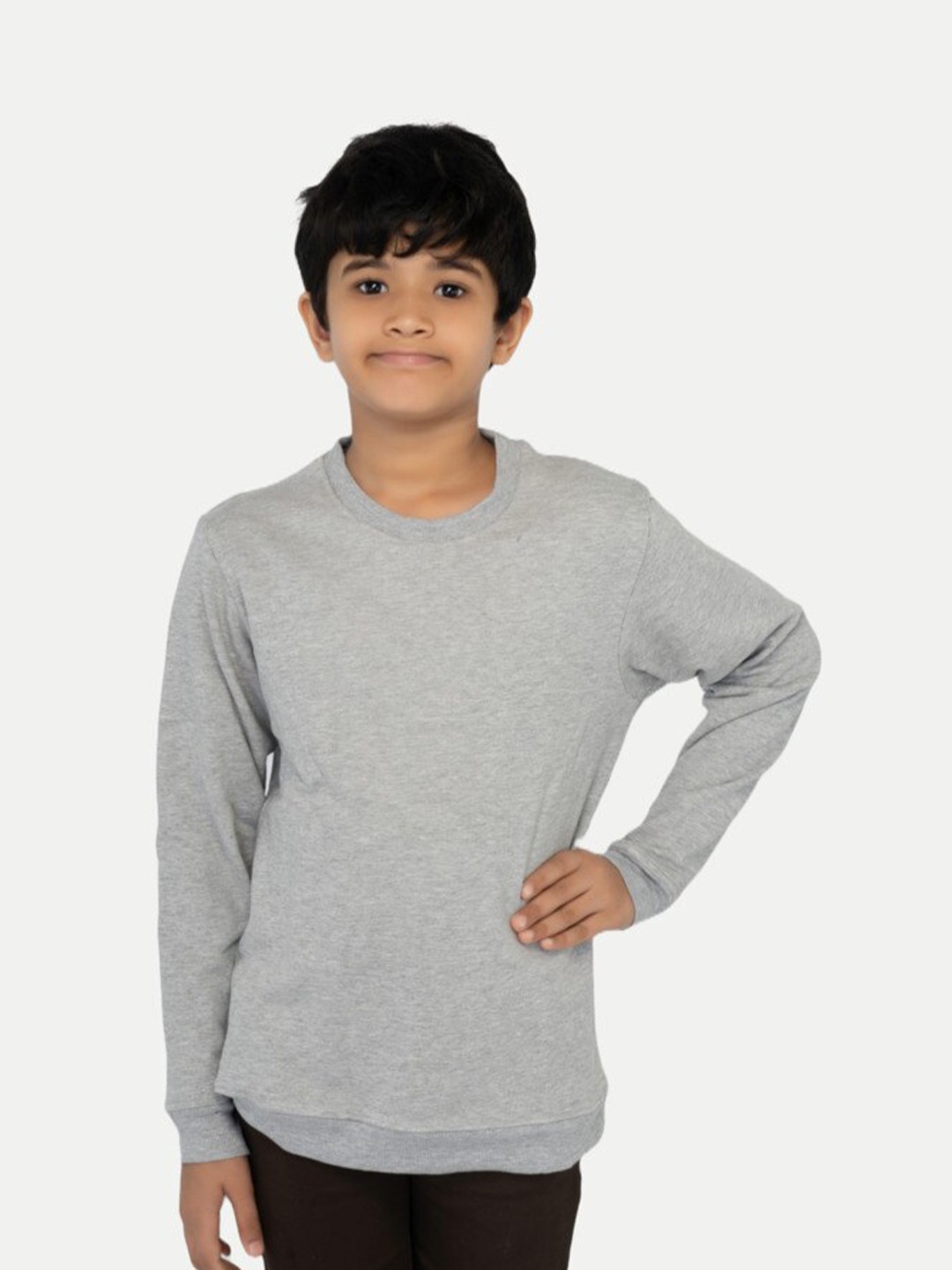 

BAESD Boys Pullover Cotton Sweatshirt, Grey