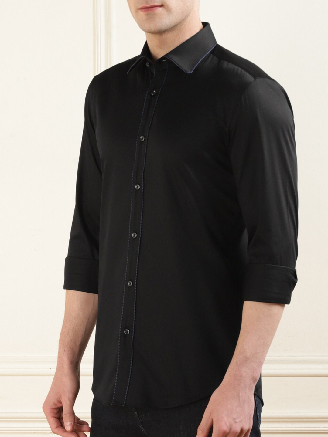 

HUGO Regular Fit Cotton Casual Shirt, Black