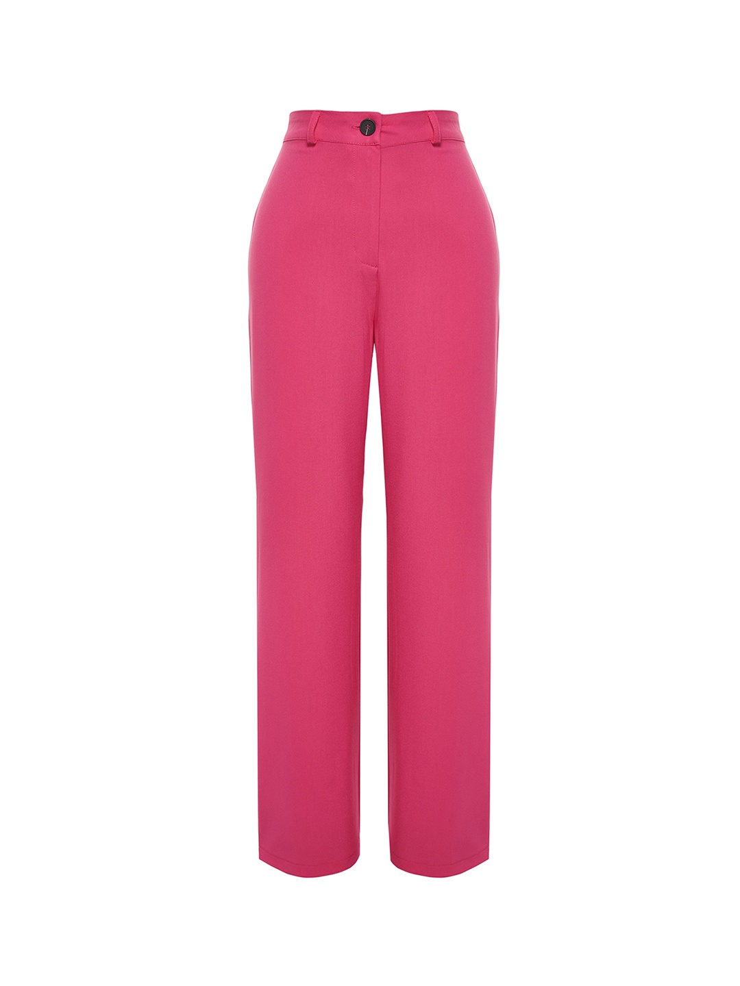 

Trendyol Women Mid Rise Trousers, Pink