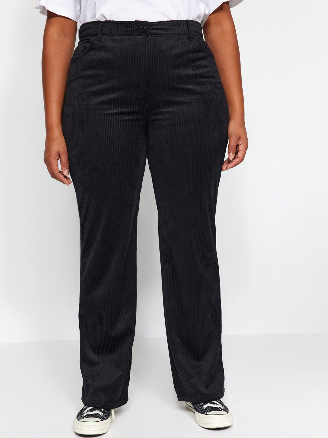 

Trendyol Women Trousers, Black