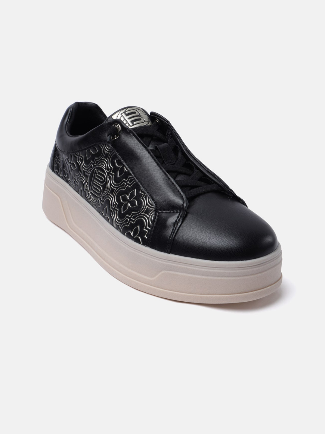 

BAGATT Piper Evo Women Textured Flatform Sneakers, Black