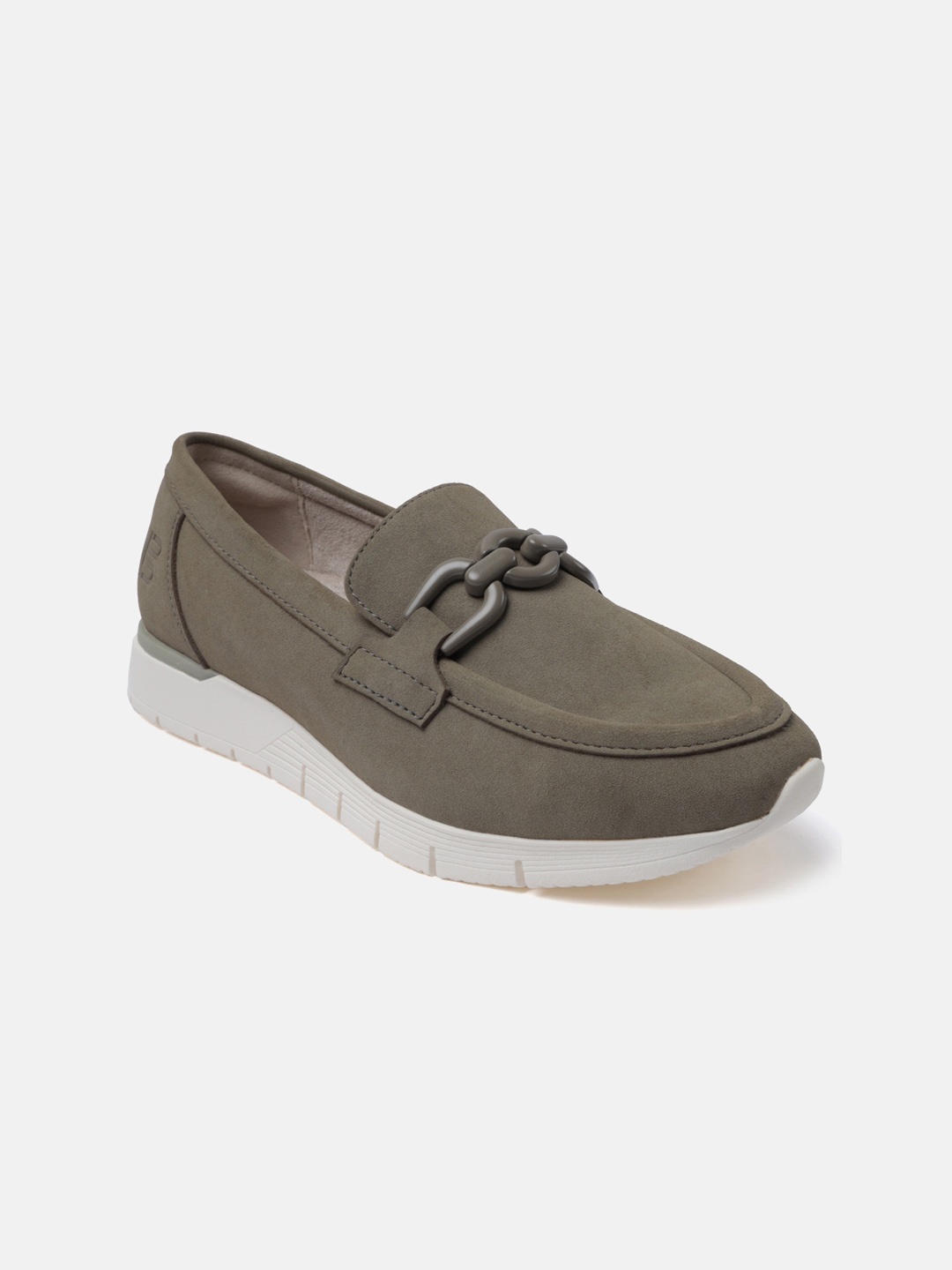 

BAGATT Ornella Women Buckle Detailed Loafers, Olive