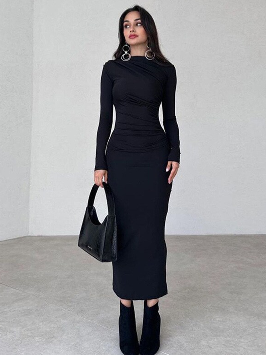 

StyleCast Black Bodycon Maxi Dress